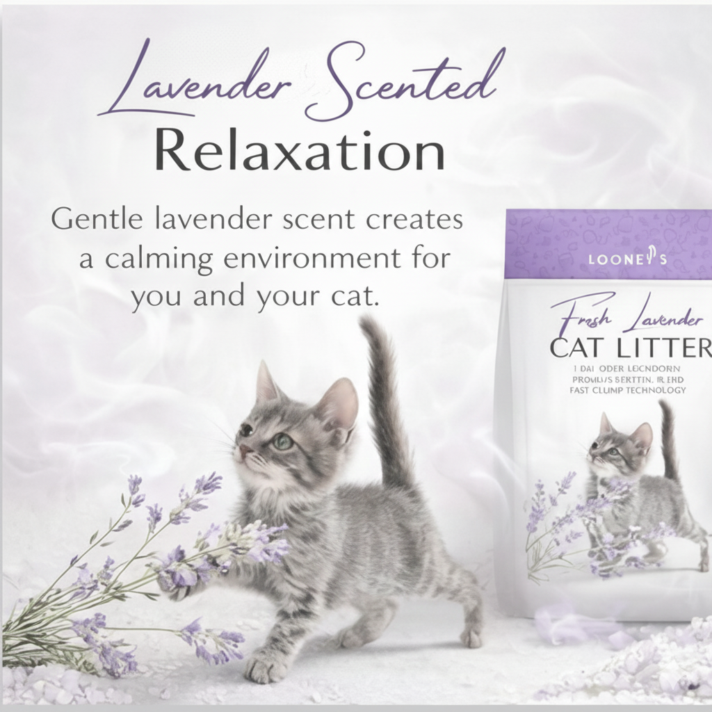 Lavender Cat Litter by Looney's 5kg