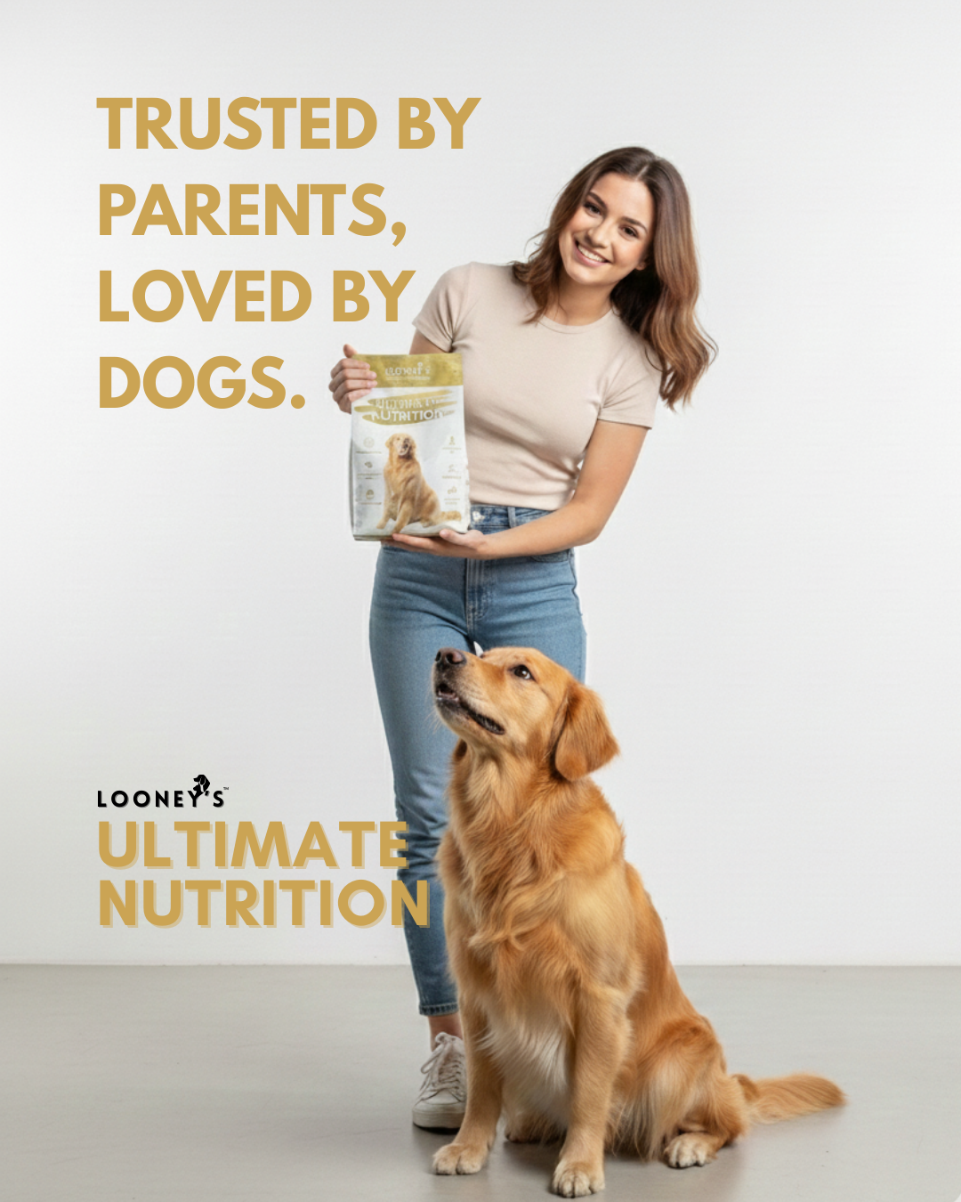 Looneys Ultimate Nutrition 3kg Adult Dry Kibble