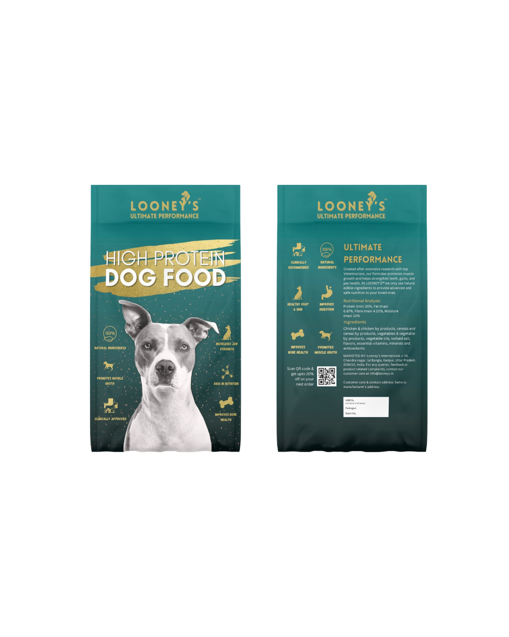 Looneys Ultimate Performance 3kg Adult Dry Kibble