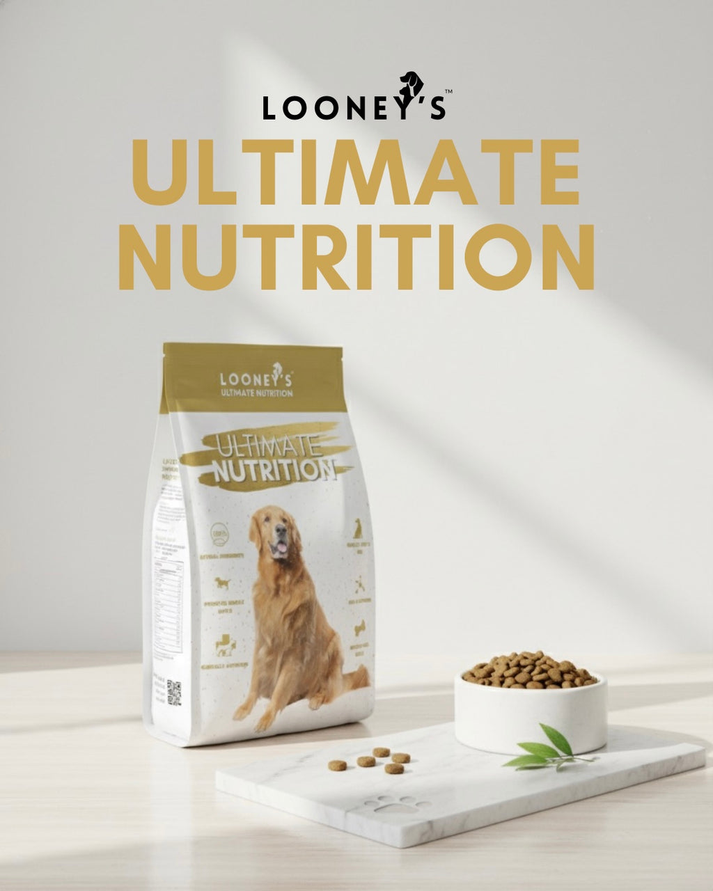 Looneys Ultimate Nutrition 3kg Adult Dry Kibble